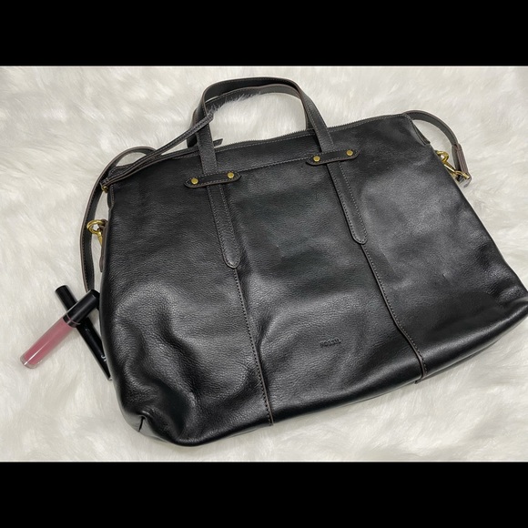 Fossil Black Laptop/Messenger Style Bag - Picture 4 of 9